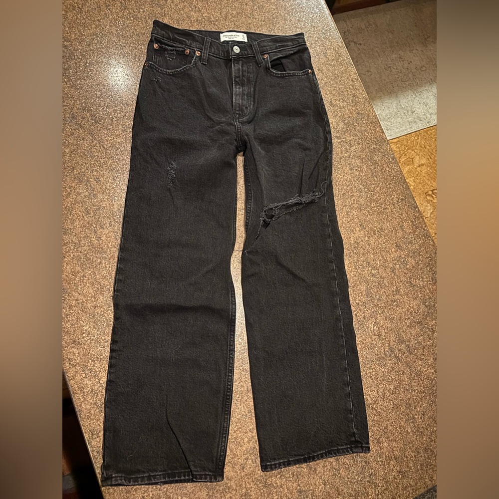 Abercrombie & Fitch Black Jeans, size 4